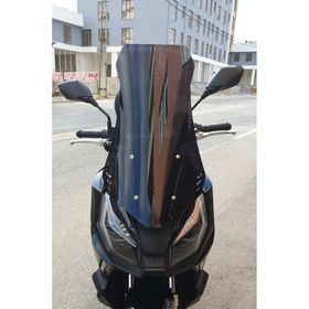 Motocam Kanuni Seha 150 Ön Cam 2022-2026 Model 75 cm Siyah Renkli 4 mm Uzun Motosiklet Rüzgarlık