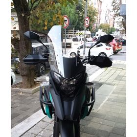 Motocam Kove 510 X Ön Cam 2024-2026 Model 53 cm Şeffaf Renkli 4 mm Motosiklet Rüzgarlık
