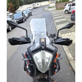 Motocam KTM 250 Adv Ön Cam 2020-2024 Model 57 cm Şeffaf Renkli 3 mm Aparatsız Motosiklet Rüzgarlık