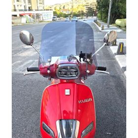 Motocam Küba Az 50 Ön Cam 2023-2026 Model 42 cm Füme Renkli Aparatsız Motosiklet Rüzgarlık