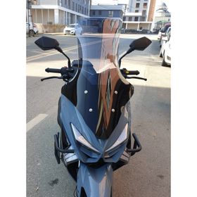 Motocam Küba Chia 125 Ön Cam 2023-2026 Model 78 cm Füme Renkli 4 mm Uzun Motosiklet Rüzgarlık