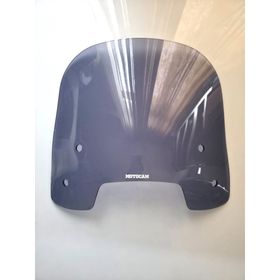 Motocam Küba Ravida 50 Ön Cam 2024-2026 Model 38 cm Füme Renkli 4 mm Aparatsız Motosiklet Rüzgarlık