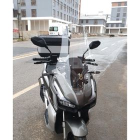 Motocam Küba Rubano 150 Ön Cam 2023-2026 Model 75 cm Şeffaf Renkli 4 mm Uzun Motosiklet Rüzgarlık