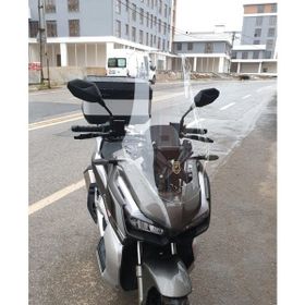 Motocam Küba Rubano 150 Ön Cam 2023-2026 Model 75 cm Şeffaf Renkli 4 mm Uzun Motosiklet Rüzgarlık