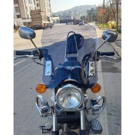 Motocam Küba Süperlight 200 Ön Cam 2008-2026 Model 53 cm Füme Renkli 4 mm Aparatsız Ön Cam