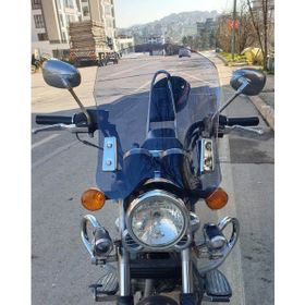 Motocam Küba Süperlight 200 Ön Cam 2008-2026 Model 53 cm Füme Renkli 4 mm Aparatsız Ön Cam