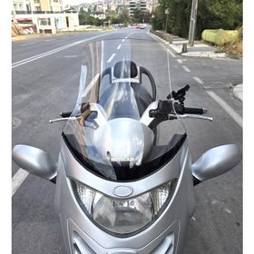 Motocam Kymco Grand Dink Ön Cam 2002-2013 Model 47 cm Şeffaf Renkli 4 mm Motosiklet Rüzgarlık