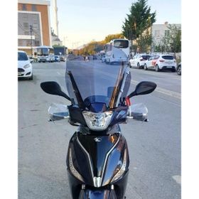 Motocam Kymco People S 200 2011 Model 48 cm Siyah Renkli 4 mm Uzun Ön Cam