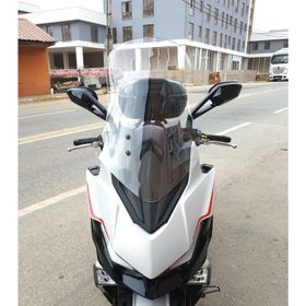 Motocam Kymco Xciting VS 400 Ön Cam 2023-2026 Model 66 cm Şeffaf Renkli 4 mm Motosiklet Rüzgarlık