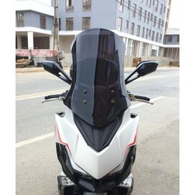 Motocam Kymco Xciting VS 400 Ön Cam 2023-2026 Model 66 cm Siyah Renkli 4 mm Motosiklet Rüzgarlık