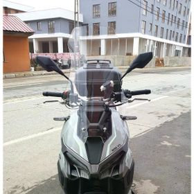 Motocam Mondial Ressivo 250 Ön Cam 2023-2026 Model 75 cm Şeffaf Renkli 4 mm Uzun Motosiklet Rüzgarlık