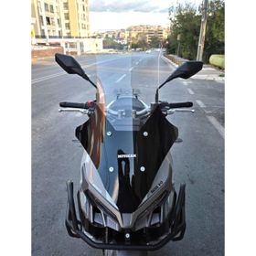 Motocam Mondial Ressivo 250 Ön Cam 2023-2026 Model 78 cm Şeffaf Renkli 4 mm Motosiklet Rüzgarlık