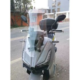 Motocam Motolüx Wow 150 Ön Cam 2023-2026 Model 75 cm Şeffaf Renkli 4 mm Uzun Motosiklet Rüzgarlık