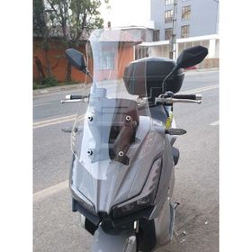 Motocam Motolüx Wow 150 Ön Cam 2023-2026 Model 75 cm Şeffaf Renkli 4 mm Uzun Motosiklet Rüzgarlık