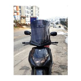 Motocam Piaggio Beverly 250 2005-2007 Model 53 cm Siyah Renkli 4 mm Uzun Ön Cam Siperlik