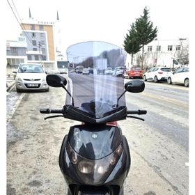 Motocam Piaggio Beverly 250 2005 2007 Model Uyumlu 53 cm Füme Renkli 4 mm Uzun Ön Cam Siperlik