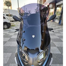 Motocam Piaggio MP3 530 Ön Cam 2023-2026 Model 72 cm Siyah Renkli 4 mm Uzun Motosiklet Rüzgarlık
