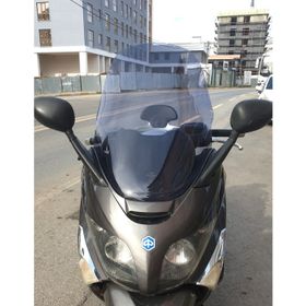 Motocam Piaggio X Evo 250 Ön Cam 2008-2016 Model 70 cm Füme Renkli 4 mm Uzun Motosiklet Rüzgarlık