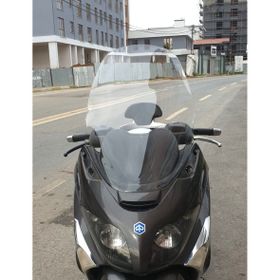 Motocam Piaggio X Evo 250 Ön Cam 2008-2016 Model 70 cm Şeffaf Renkli 4 mm Uzun Motosiklet Rüzgarlık
