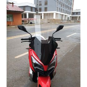 Motocam QJ ATR 250 Ön Cam 2023-2026 Model 78 cm Şeffaf Renkli 4 mm Uzun Motosiklet Rüzgarlık