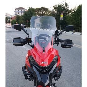 Motocam RKN 530 ADV Ön Cam 2021-2026 Model 55 cm Şeffaf Renkli 4 mm Motosiklet Rüzgarlık