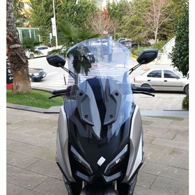 Motocam RKS Fort 250 Ön Cam 2023-2026 Model 74 cm Füme Renkli 4 mm Uzun Motosiklet Rüzgarlık