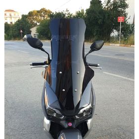 Motocam RKS Freccia Ön Cam 2022-2026 Model 78 cm Siyah Renkli 4 mm Uzun Motosiklet Rüzgarlık
