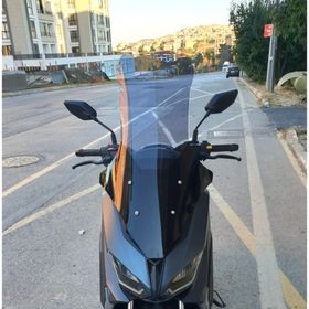 Motocam RKS Grace 202 Ön Cam 2022-2026 Model 78 cm Füme Renkli 4 mm Uzun Motosiklet Rüzgarlık
