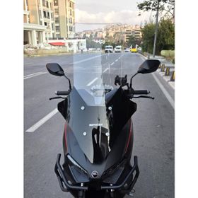 Motocam RKS Lince 125 Ön Cam 2021-2026 Model 78 cm Şeffaf Renkli 4 mm Uzun Motosiklet Rüzgarlık