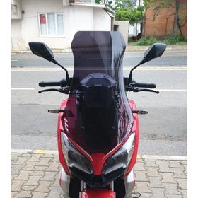 Motocam RKS Reale 125 Ön Cam 2023-2026 Model 75 cm Siyah Renkli 4 mm Uzun Motosiklet Rüzgarlık