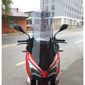 Motocam RKS Reale 125 Ön Cam 2023-2026 Model 78 cm Füme Renkli 4 mm Uzun Motosiklet Rüzgarlık