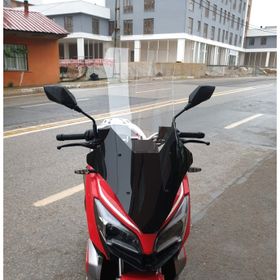 Motocam RKS Reale 125 Ön Cam 2023-2026 Model 78 cm Şeffaf Renkli 4 mm Uzun Motosiklet Rüzgarlık