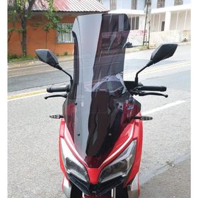 Motocam RKS Reale 125 Ön Cam 2023-2026 Model 78 cm Siyah Renkli 4 mm Uzun Motosiklet Rüzgarlık