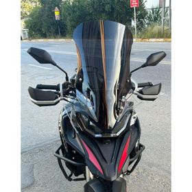 Motocam RKS SRT 900 SX Ön Cam 2023-2026 Model 61 cm Siyah Renkli 4 mm Motosiklet Rüzgarlık