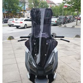 Motocam RMG Moto Gusto Dream 150 Ön Cam 2023-2026 Model 78 cm Siyah Renkli 4 mm Uzun Motosiklet Rüzgarlık