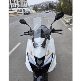 Motocam SFM Lahos 2024-2026 Model 55 cm Şeffaf Renkli 4 mm Ön Cam Siperlik
