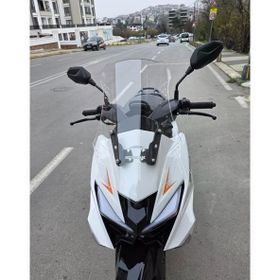 Motocam SFM Lahos 2024-2026 Model 55 cm Şeffaf Renkli 4 mm Ön Cam Siperlik