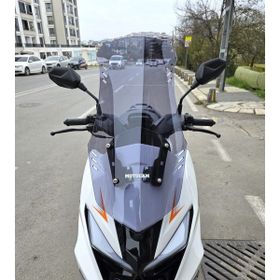 Motocam SFM Lahos 2024-2026 Model 65 cm Füme Renkli 4 mm Ön Cam Siperlik