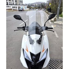 Motocam SFM Lahos 2024-2026 Model 65 cm Şeffaf Renkli 4 mm Ön Cam Siperlik