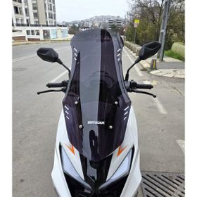 Motocam SFM Lahos 2024-2026 Model 65 cm Siyah Renkli 4 mm Ön Cam Siperlik