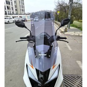 Motocam SFM Lahos 2024-2026 Model 75 cm Füme Renkli 4 mm Ön Cam Siperlik