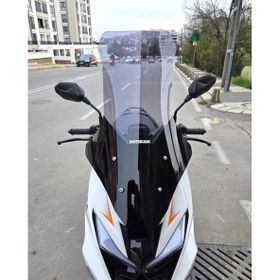 Motocam SFM Lahos 2024-2026 Model 78 cm Füme Renkli 4 mm Ön Cam Siperlik