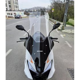 Motocam SFM Lahos 2024-2026 Model 78 cm Şeffaf Renkli 4 mm Ön Cam Siperlik