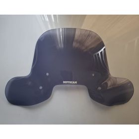 Motocam Skyjet Ravida Ön Cam 2024-2026 Model 37 cm Füme Renkli 4 mm Elcikli Aparatsız Motosiklet Rüzgarlık