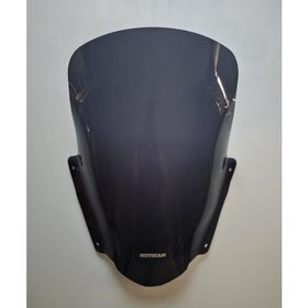 Motocam Suzuki Burgman 400 Ön Cam 2017-2026 Model 58 cm Siyah Renkli 4 mm Orjinal Boylu Motosiklet Rüzgarlık