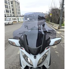 Motocam Suzuki Burgman 650 Ön Cam 2013-2018 Model 76 cm Füme Renkli 4 mm Motosiklet Rüzgarlık