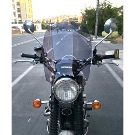Motocam Trıumph Scrambler 900 2005-2025 Model 45 cm Füme Renkli 4 mm Ön Cam Siperlik