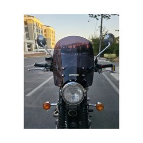 Motocam Triumph Scrambler 900 2005-2025 Model 45 cm Siyah Renkli 4 mm Ön Cam Siperlik