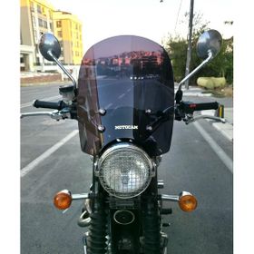 Motocam Triumph Scrambler 900 2005-2025 Model 45 cm Siyah Renkli 4 mm Ön Cam Siperlik