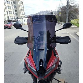 Motocam Trıumph Tiger Sport 660 Ön Cam 2022-2026 Model 73 cm Siyah Renkli 4 mm Motosiklet Rüzgarlık